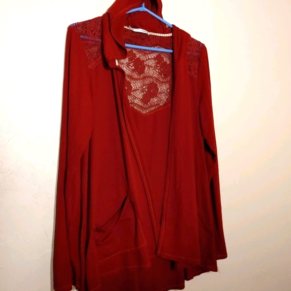 Maurices Lace back cardigan